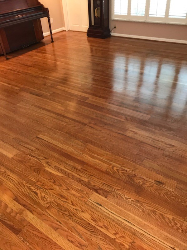 WOOD FLOOR CLEANING - AFTER