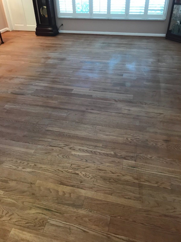 WOOD FLOOR CLEANING - BEFORE