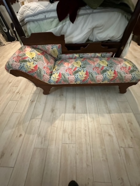 UPHOLSTERED FURNITURE CLEANING - THIS PIECE WAS FEATURED IN GONE WITH THE WIND IN 1939!